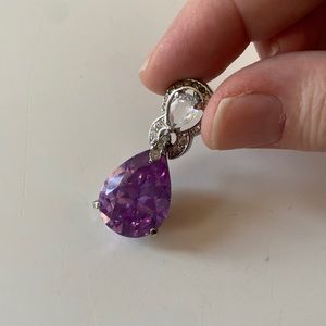 Nolan Miller Purple Stone Pendant